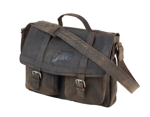 Brown Leather J.A.P Satchel