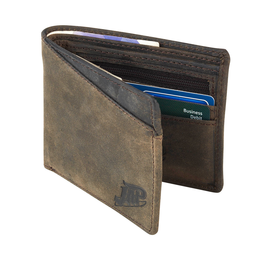 Brown J.A.P Leather Wallet