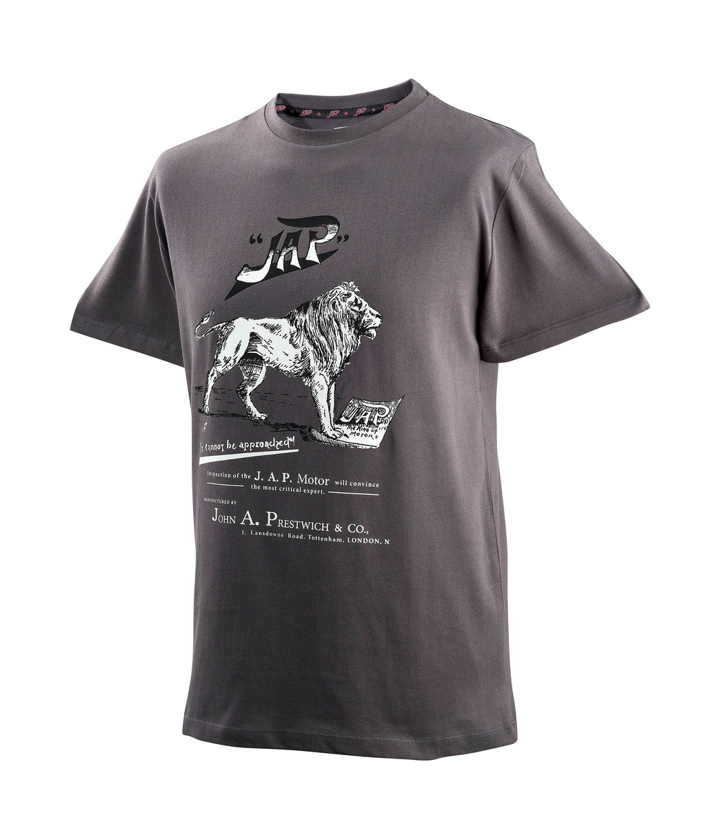 Grey 'King of Motors' J.A.P T-shirt